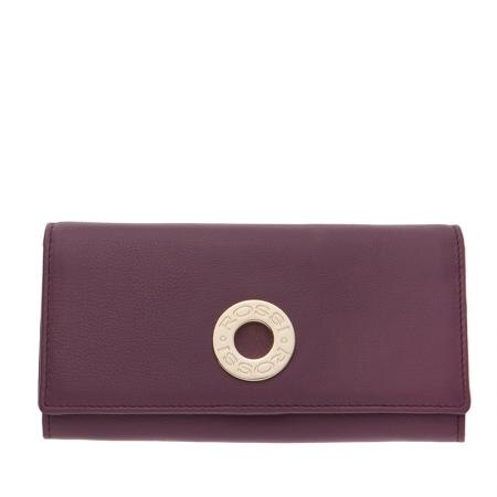 Portofel Rossi, RSL07106, Violet, Piele autentica