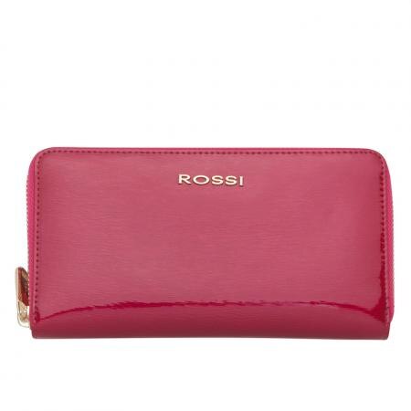 Portofel Rossi, RSC0404, Roz, Piele autentica