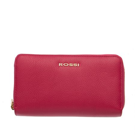 Portofel Rossi, RSC0510, Roz, Piele autentica