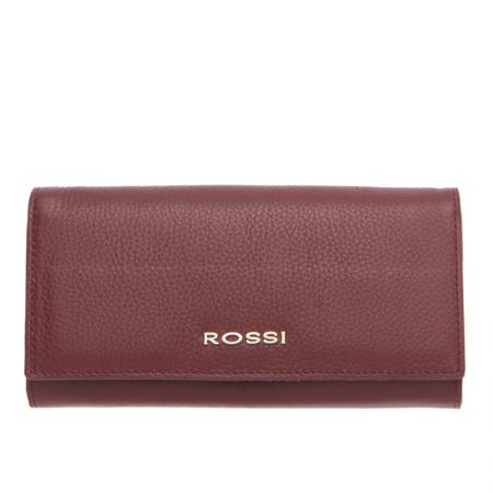 Portofel Rossi, RSC0217, Bugundy, Piele autentica