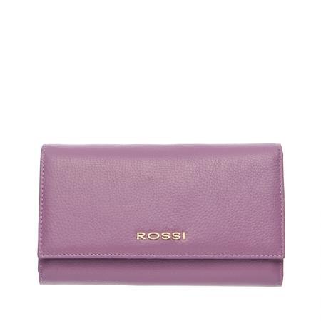 Portofel Rossi, RSC0307, Violet, Piele autentica