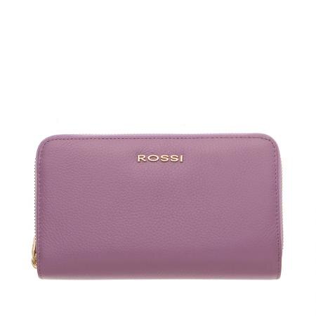 Portofel Rossi, RSC0507, Violet, Piele autentica