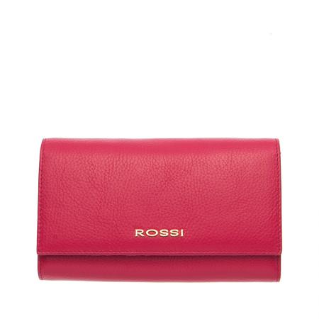 Portofel Rossi, RSC0310, Roz, Piele autentica
