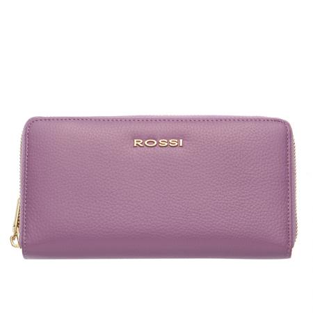 Portofel Rossi, RSC0407, Violet, Piele autentica