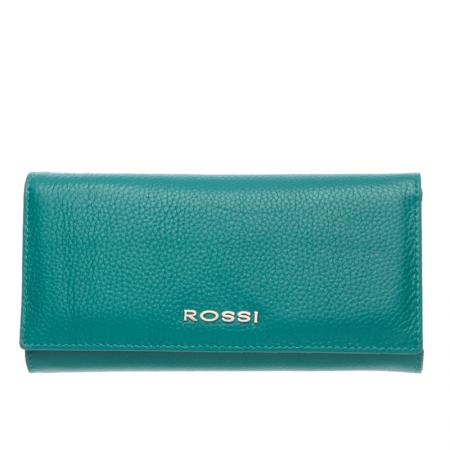 Portofel Rossi, RSC0115, Albastru, Piele autentica