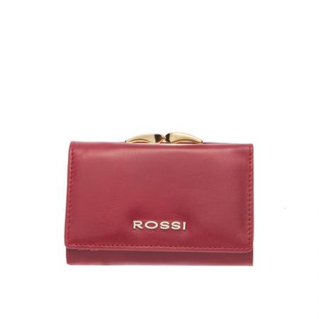 Portofel Rossi, RSC0005, Rosu, Piele autentica