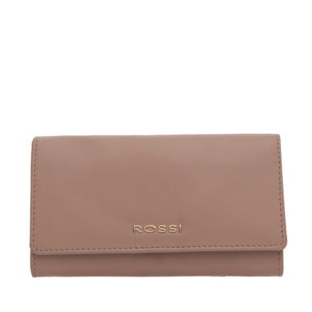 Portofel Rossi, RSL08136, Roz nude, Piele autentica