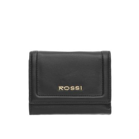 Portofel Rossi, RST10203, Negru, Piele autentica