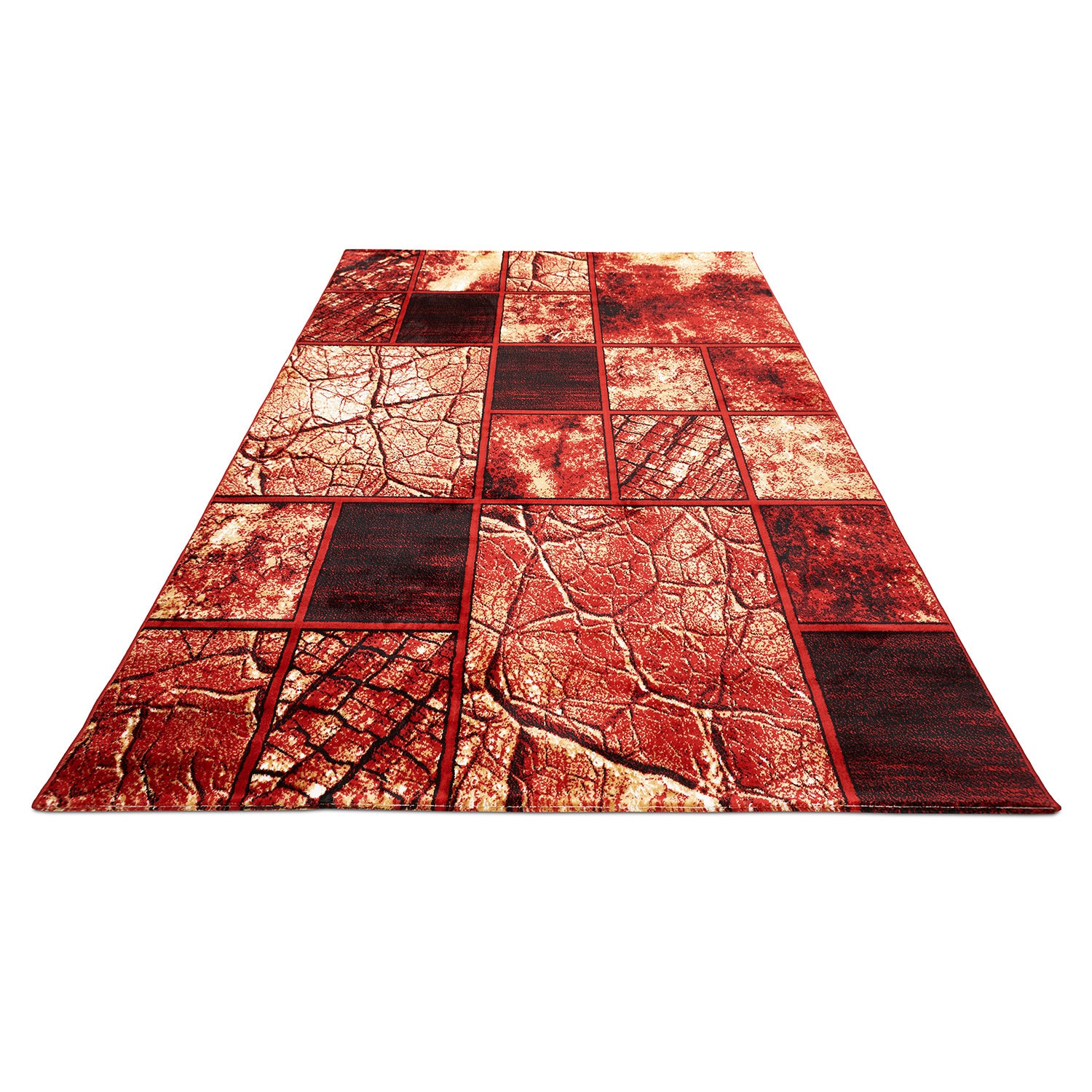 Covor EFFECT Desing,150X230 cm -0879 RED,1500gr/mp