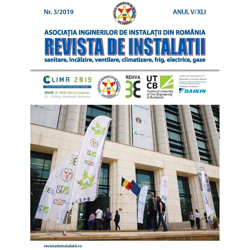 Revista de instalatii nr. 3/2019, Asociatia Inginerilor De Instalatii Din Romania