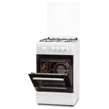 Aragaz LDK 5060 GRAI WH RMV, 4 Arzatoare, Capac sticla, Siguranta, Grill, Rotisor, Aprindere electrica, Iluminare, Alb, Preinstalare duze NG/LPG Aragaz LDK 5060 GRAI WH RMV, 4 Arzatoare, Capac sticla, Siguranta, Grill, Rotisor, Aprindere electrica, Iluminare, Alb, Preinstalare duze NG/LPG