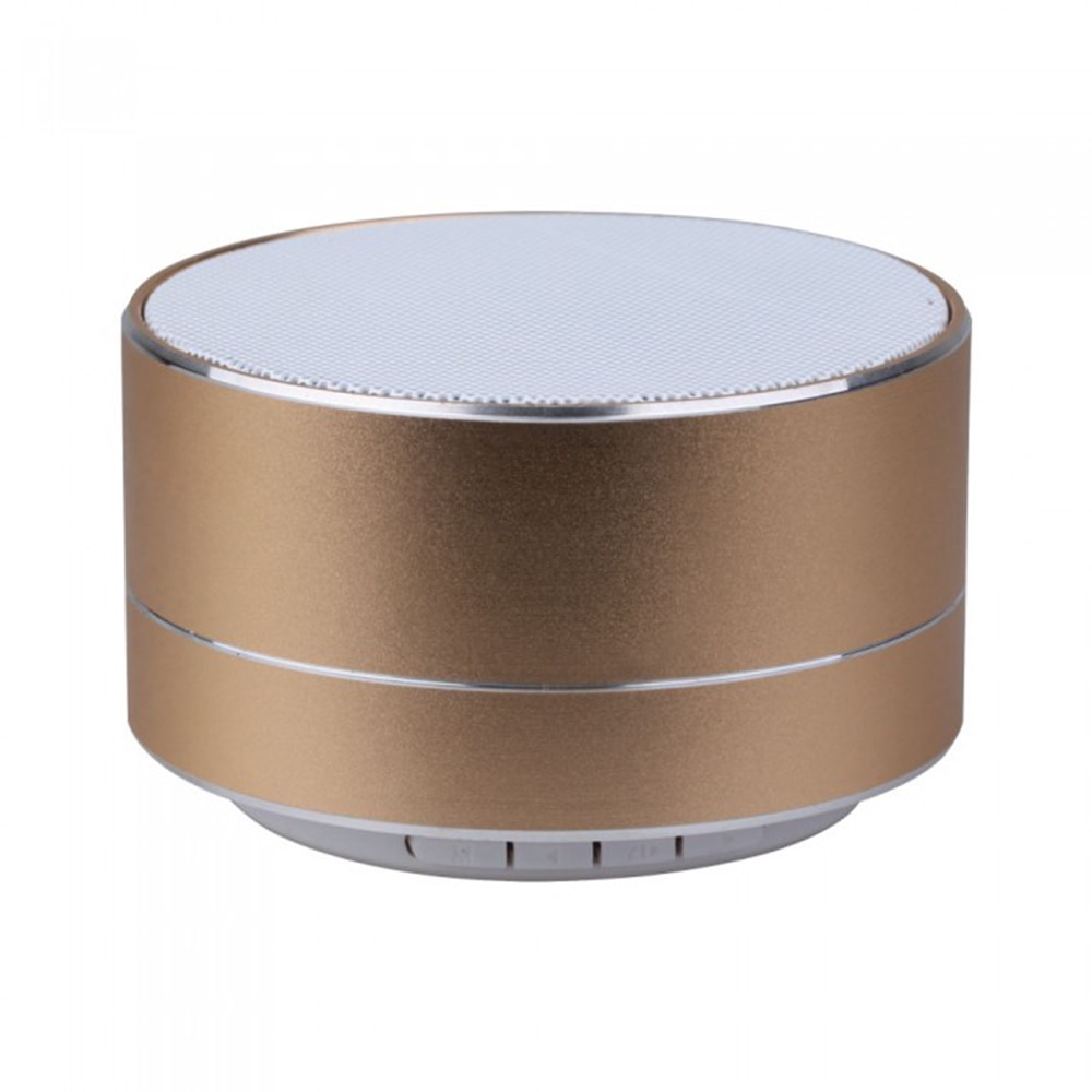 Boxa portabila metalica cu Bluetooth, V-TAC, Reincarcabila, 400mAh, gold