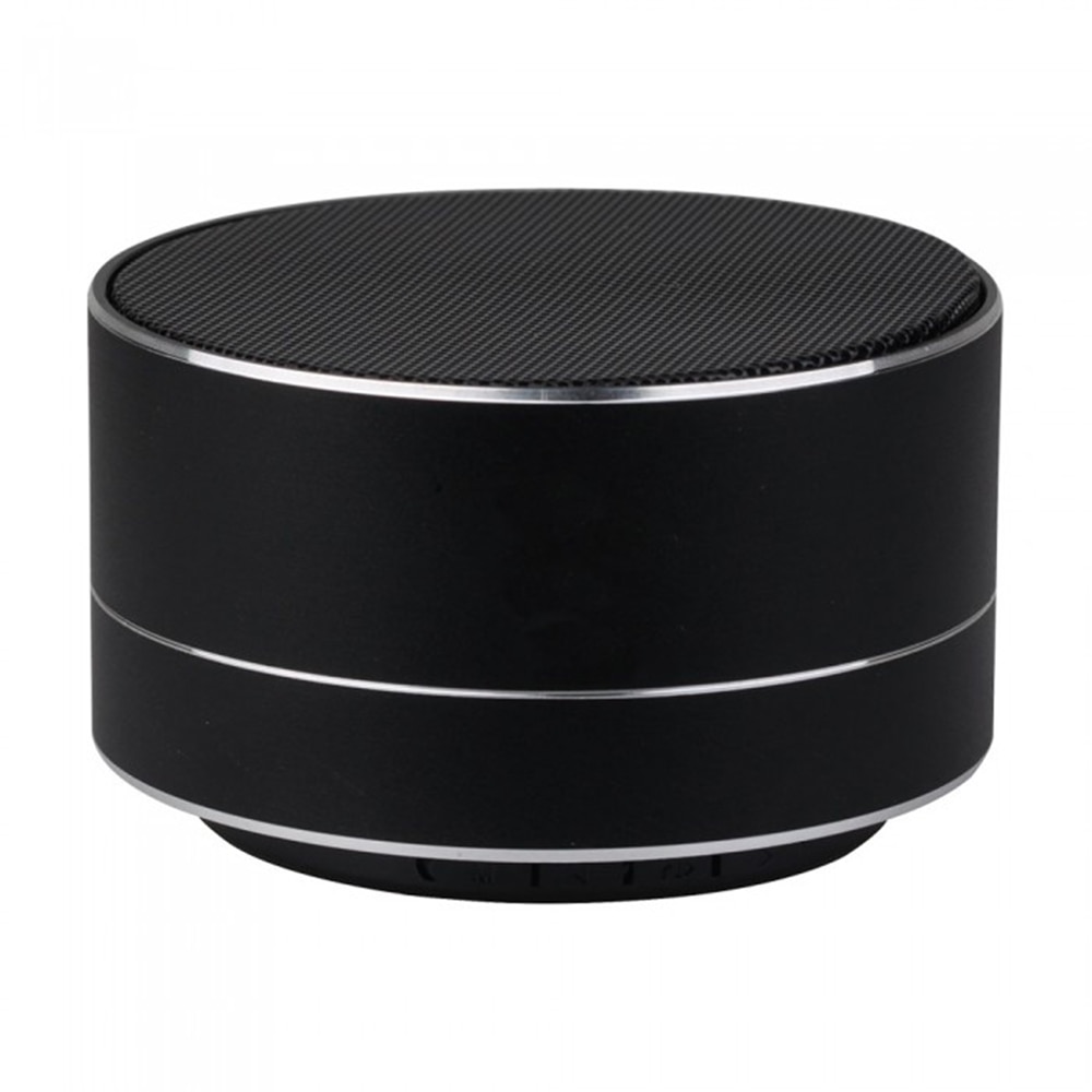 Boxa portabila metalica cu Bluetooth, V-TAC, Reincarcabila, 400mAh, neagra