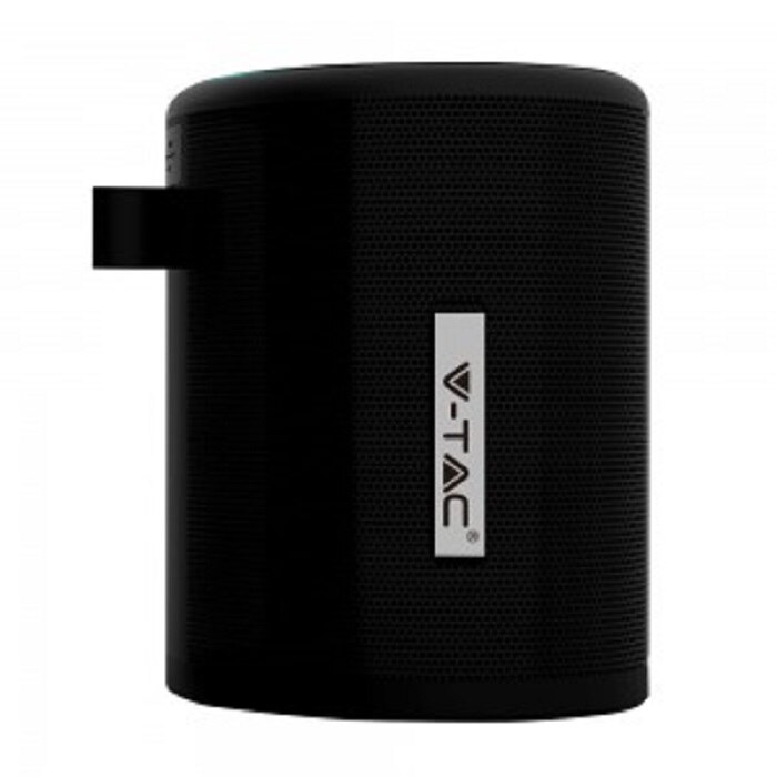Boxa portabila cu bluetooth, V-TAC, micro USB,1500mAh, neagra