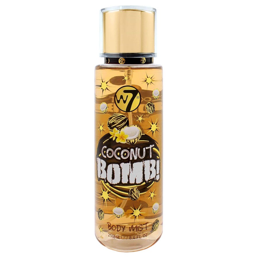 Spray Pentru Corp cu aroma de cocos W7 Coconut Bomb! Body Mist, 250 ml