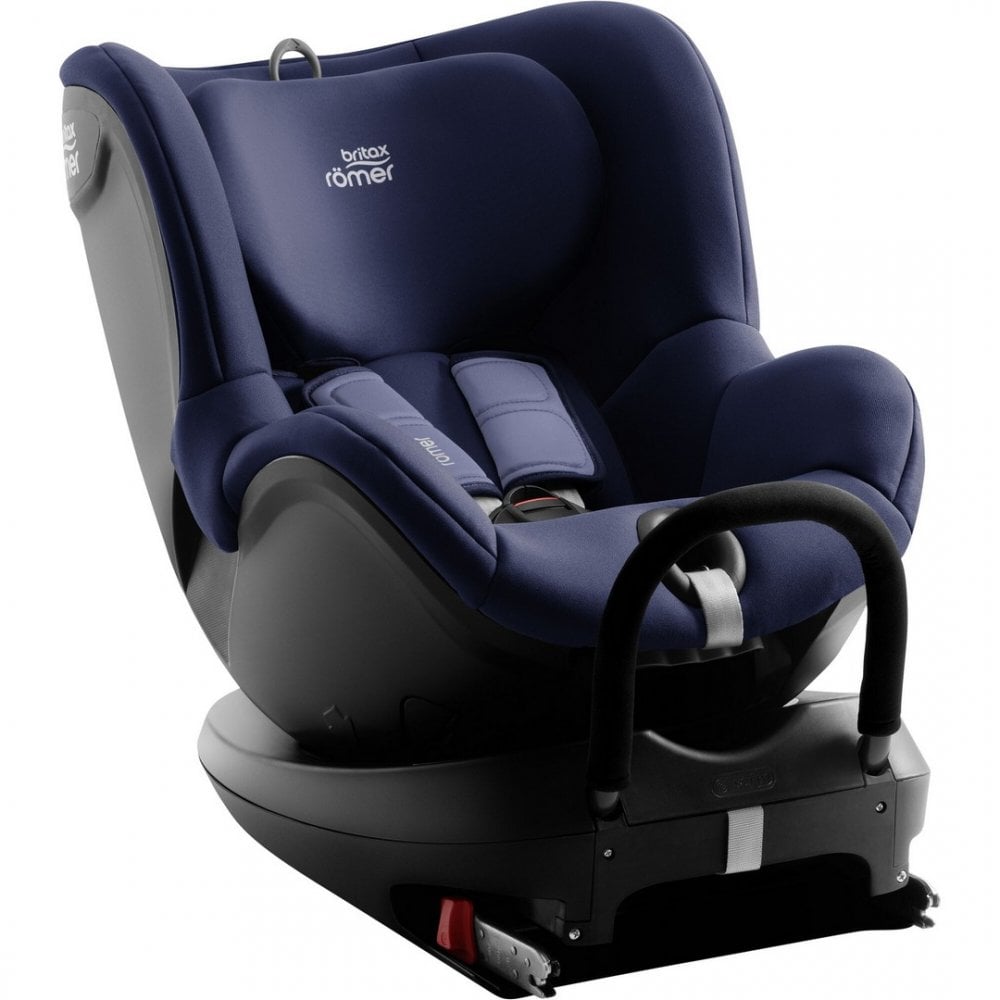 Scaun auto ISOFIX Britax Romer DUALFIX2 R Moonlight Blue, 0-18 kg, rotativ, Albastru inchis