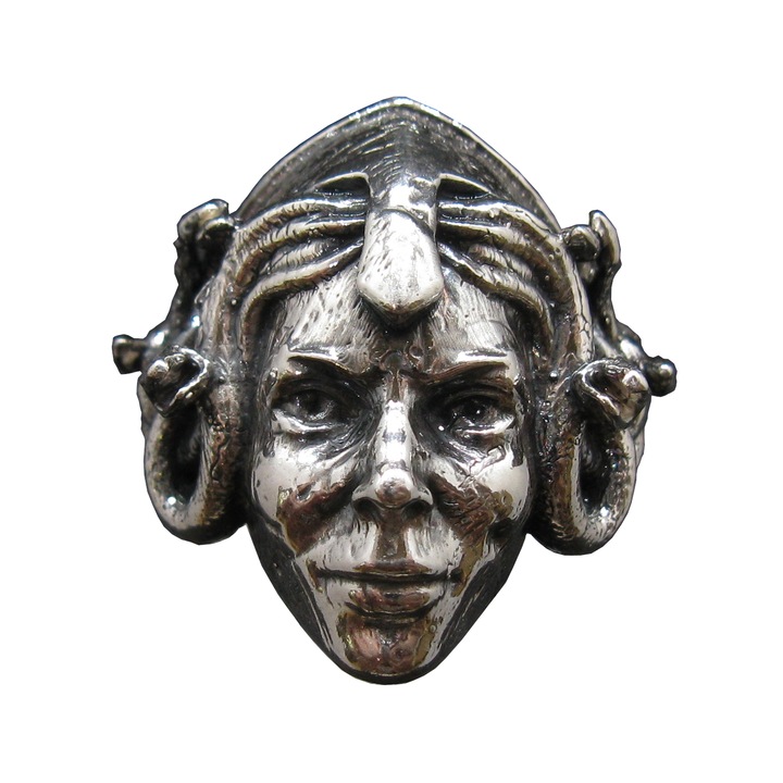 Унисекс сребърен пръстен Empress Медуза Горгона R002074, проба 925