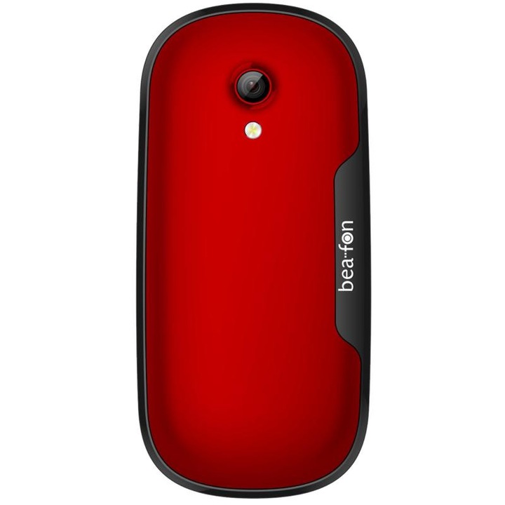 Beafon C220 Összecsukható mobiltelefon kamerával, piros