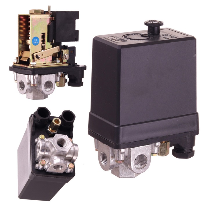 Presostat pentru compresoare 400V 12 Bar CD032-2