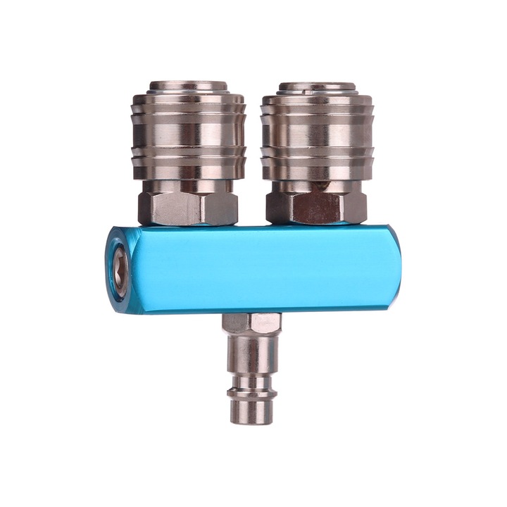 Distribuitor de aer cu 2x conectori rapide AD0021
