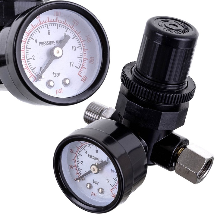 Yq-02 1/4 "reductor cu diafragma cu manometru