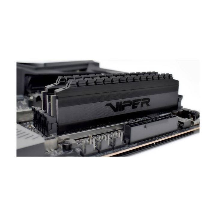 Комплект памети Patriot Viper 4 Blackout, 16GB, DDR4, 3600MHz, CL17, 2 броя