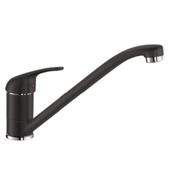 Baterie chiuveta baie, Blanco, DARAS, duza rotativa 360 grade, efect granit, pipa inalta, Antracit