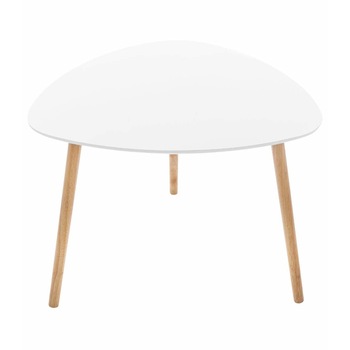 Masuta living, design modern, culoare alb, inaltime 45 cm Masuta living, design modern, culoare alb, inaltime 45 cm