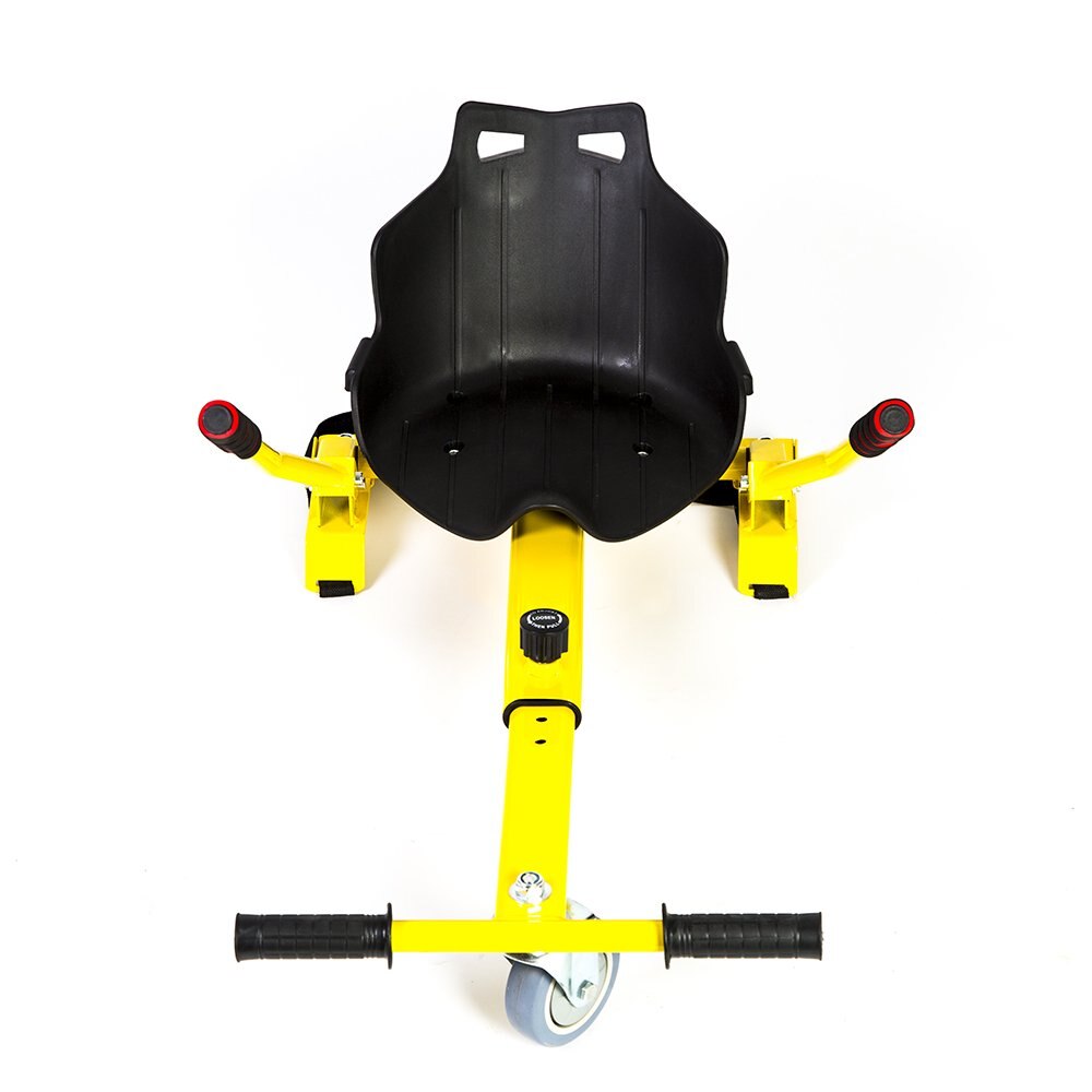 Scaun Hoverkart Extreme Balance cu Sistem Reglabil , Atasabil la Hoverboard , Rezistent la Apa si la Socuri Mecanice , Material scaun Plastic , Culoare Galben