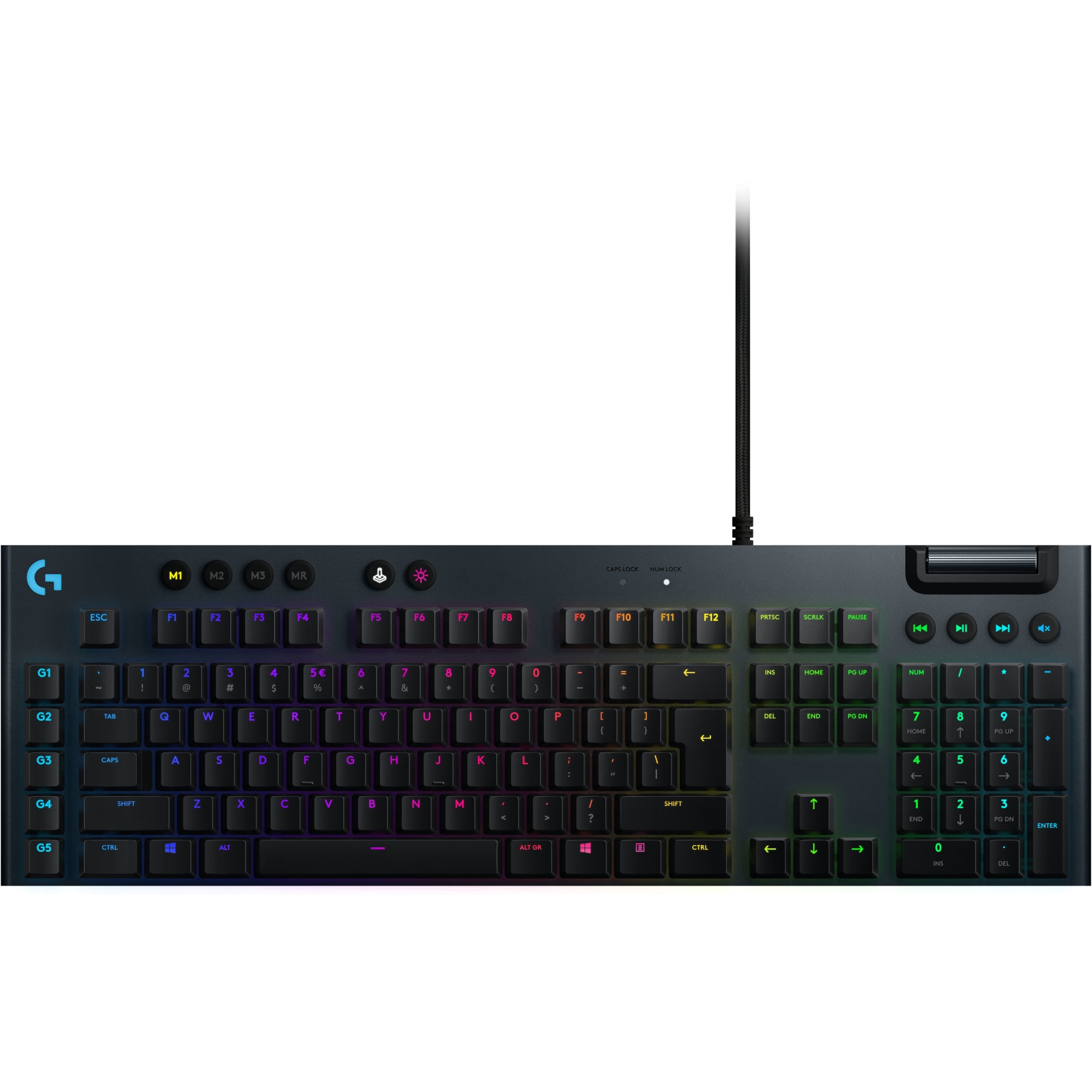 Tastatura mecanica gaming G815, Ultraslim, Lightsync RGB, Switch Clicky eMAG.ro