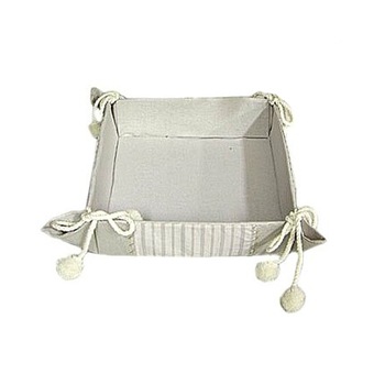 Cos patrat, GiftForYou, gri, textil Cos patrat, GiftForYou, gri, textil