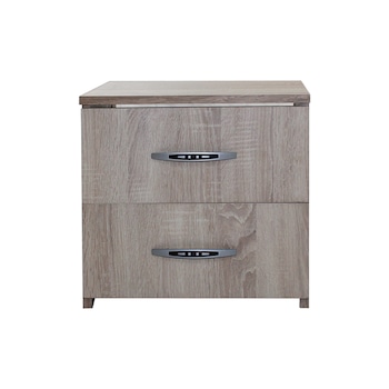 Noptiera 2 Sertare, 40x33x40 Cm, Culoare Sonoma, Pal 16 Mm Noptiera 2 Sertare, 40x33x40 Cm, Culoare Sonoma, Pal 16 Mm