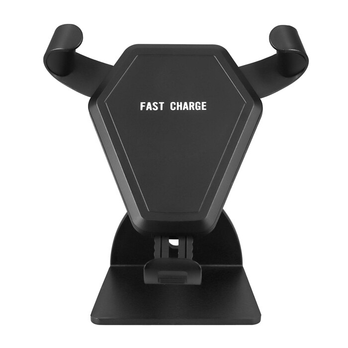 Suport telefon auto cu incarcare wireless, cu prindere in grila sau cu ventuza