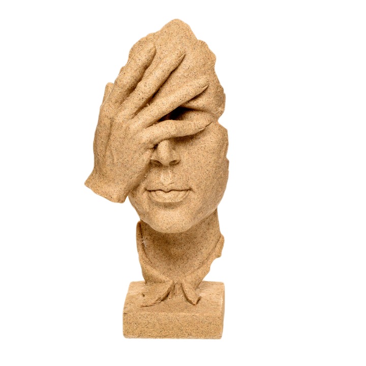 Statueta Inganduratul, realizata din rasina si pulbere de piatra, 31 cm