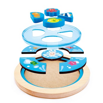 Puzzle din lemn In marea adanca Hape Puzzle din lemn In marea adanca Hape