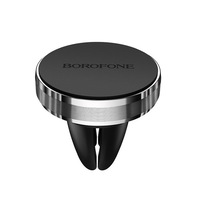 Suport auto magnetic pentru telefon, prindere grila ventilatie, negru