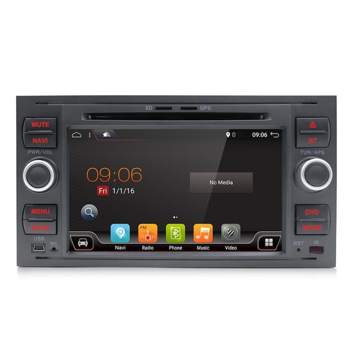 Навигация, Android 9.0, Octa-Core, 7 инча, 2G Ram + 32Gb ROM, За Ford Mondeo, Focus, Transit, C-MAX, S-MAX, Fiesta, Kuga, Transit, Fusion