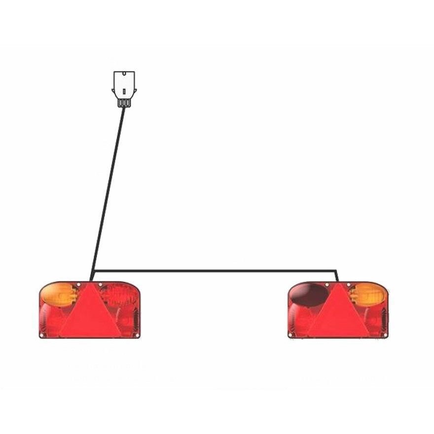 Kit lampi remorca (FT-088), cablu 10m, RLZ04-02 Fristom