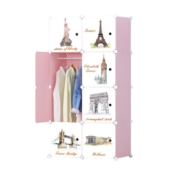 Dulap tip Soldat, Monuments Style, 8 Compartimente, Roz, D2690P Dulap tip Soldat, Monuments Style, 8 Compartimente, Roz, D2690P