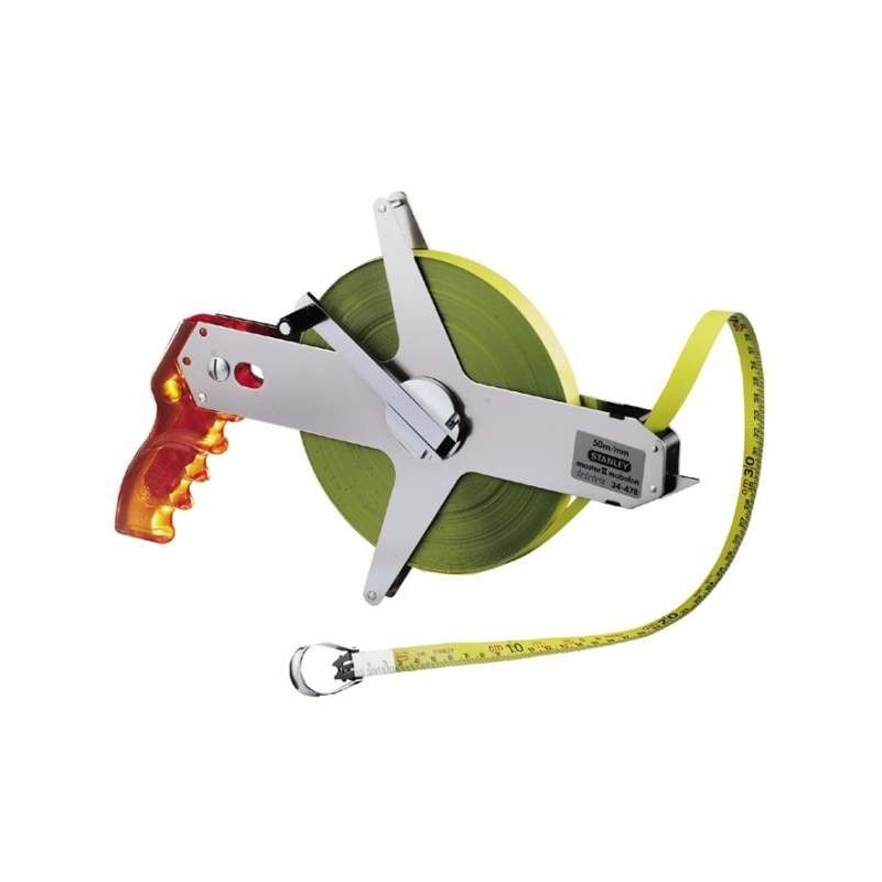 Ruleta cu banda metalica si maner STANLEY 1-34-478, 50m