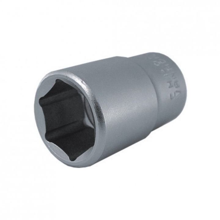 Cheie tubulara 6 puncte 1/2 " 9 mm cu agatator de plastic