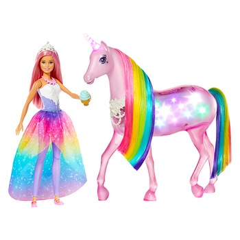Set papusa Barbie Dreamtopia cu Unicornul Magic Set papusa Barbie Dreamtopia cu Unicornul Magic