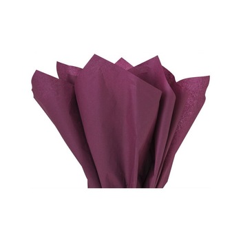 Hartie de matase Burgundy 48buc 500*750mm RiBOX Hartie de matase Burgundy 48buc 500*750mm RiBOX