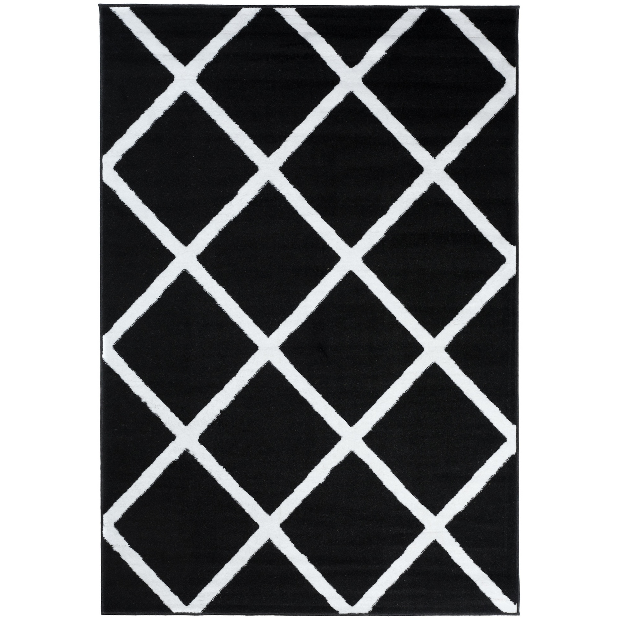 Covor Luxury Modern Short Pile Chemex L889C negru 300x400