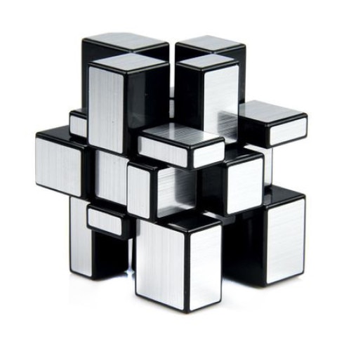 Cub Rubik Mirror 3x3x3 Moyu Silver, 55mm,28CUB M-333NS