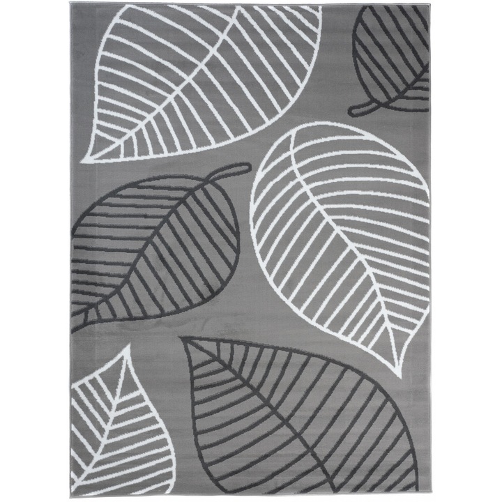 Covor Luxury Modern Short Pile Chemex T328A gri 300x400