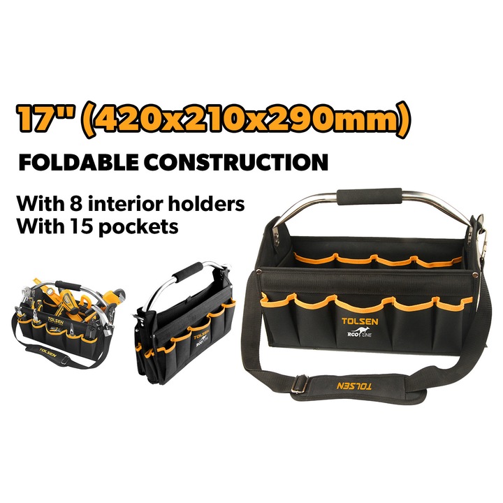Geanta pentru scule 15 buzunare, Tolsen Tools