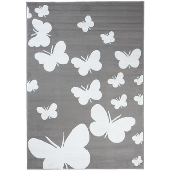 Covor Luxury Modern Short Pile Chemex T629A gri 200x300 Covor Luxury Modern Short Pile Chemex T629A gri 200x300