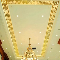 Set Oglinzi Design Versace - Oglinzi Decorative Acrilice Gold Plated - MyStyle® Luxury Home 10 bucati/set