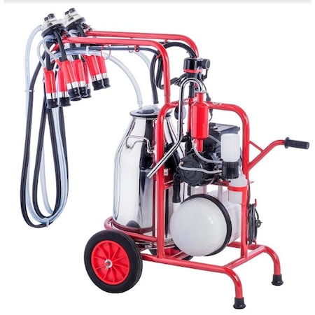 Aparat de muls cu 2 posturi cu ungere si cu pulsator electronic pentru vaci, Kurtsan